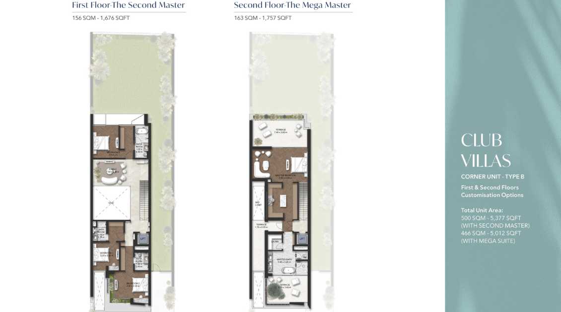Club Villas Corner Unit - Type B